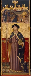 Saint Jacques avec un donateur et décapitation de Saint Jacques